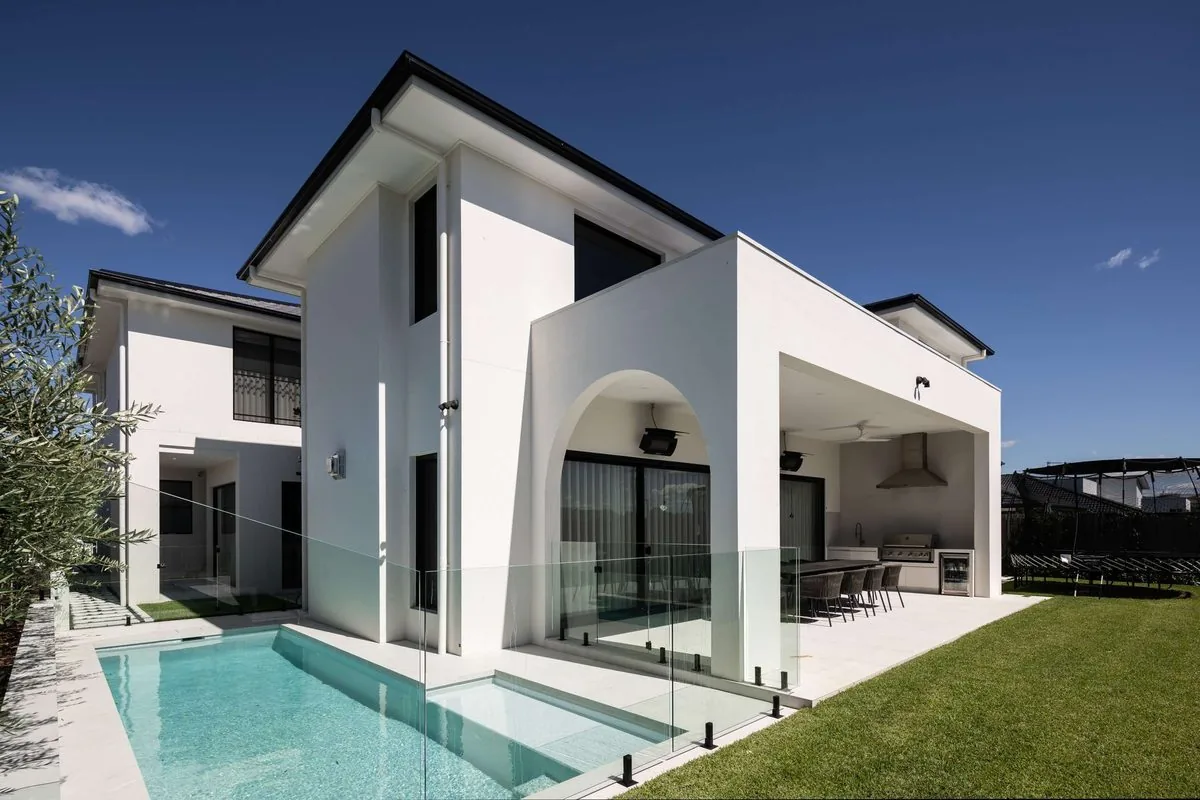 Kellyville architect-designed custom home with pool