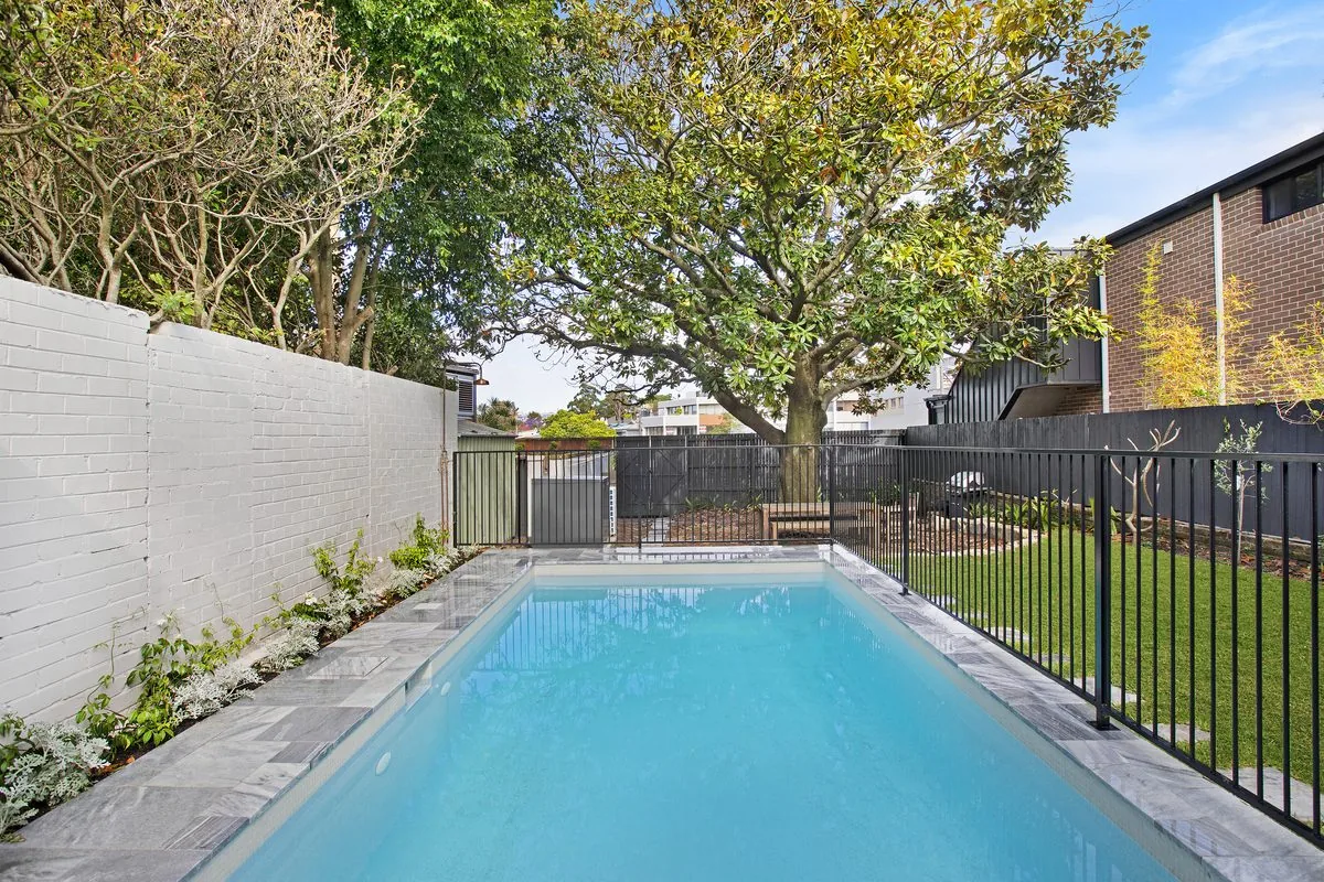 Tight access concrete pool in Balmain, built by Refined Group